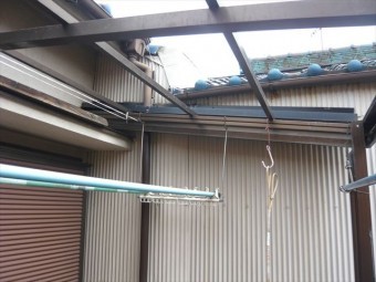 台風後の状況