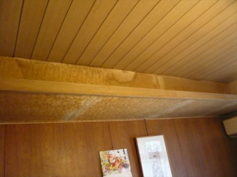 室内の雨漏り