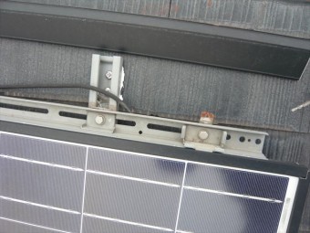 太陽光パネルを外す準備