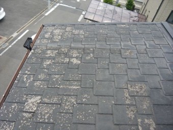 塗膜の劣化による剥がれ