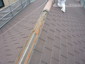 既存板金の撤去