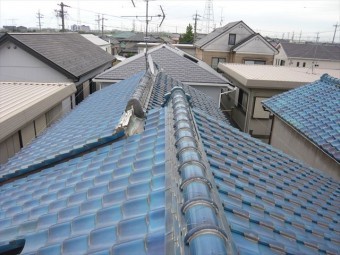 屋根の全景