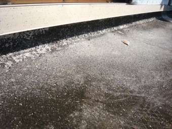 ベランダ部分の防水の劣化