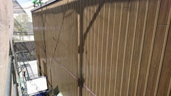 外壁クリアー2回目