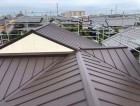 複雑な瓦屋根の葺き替え