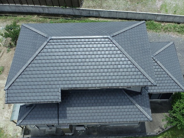 日進市で屋根の機能を強化する棟瓦取り直し、南蛮漆喰を用いて強力な土台を形成