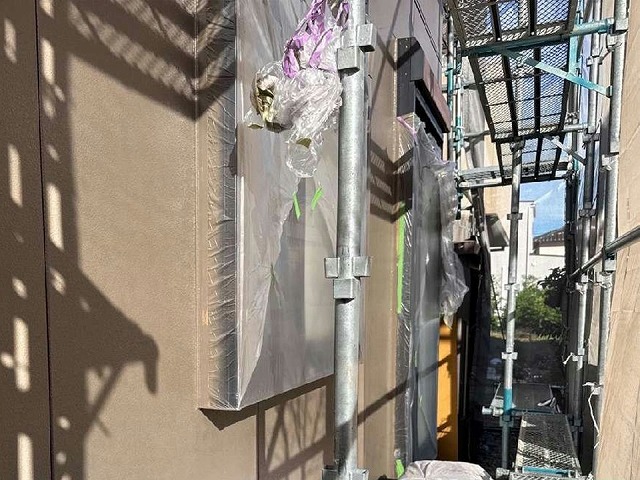 蒲郡市の住宅外壁、付帯部塗装工事が完成、機能と美観を取り戻した仕上がり状況