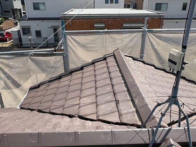 豊田市でアンテナ土台金具への塗装、保護塗膜によりサビの再発防止