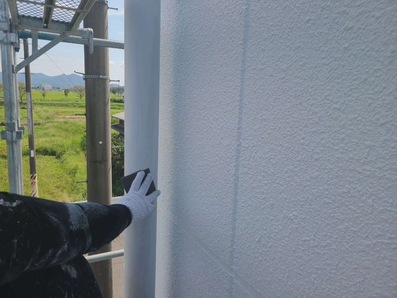 雨樋のケレン処理