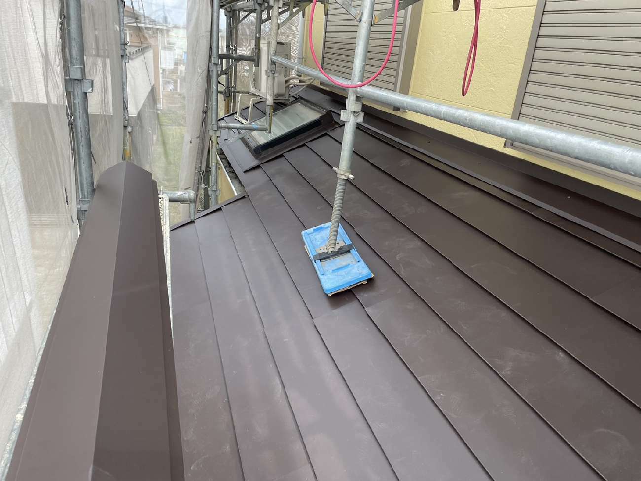 下屋根の雨仕舞