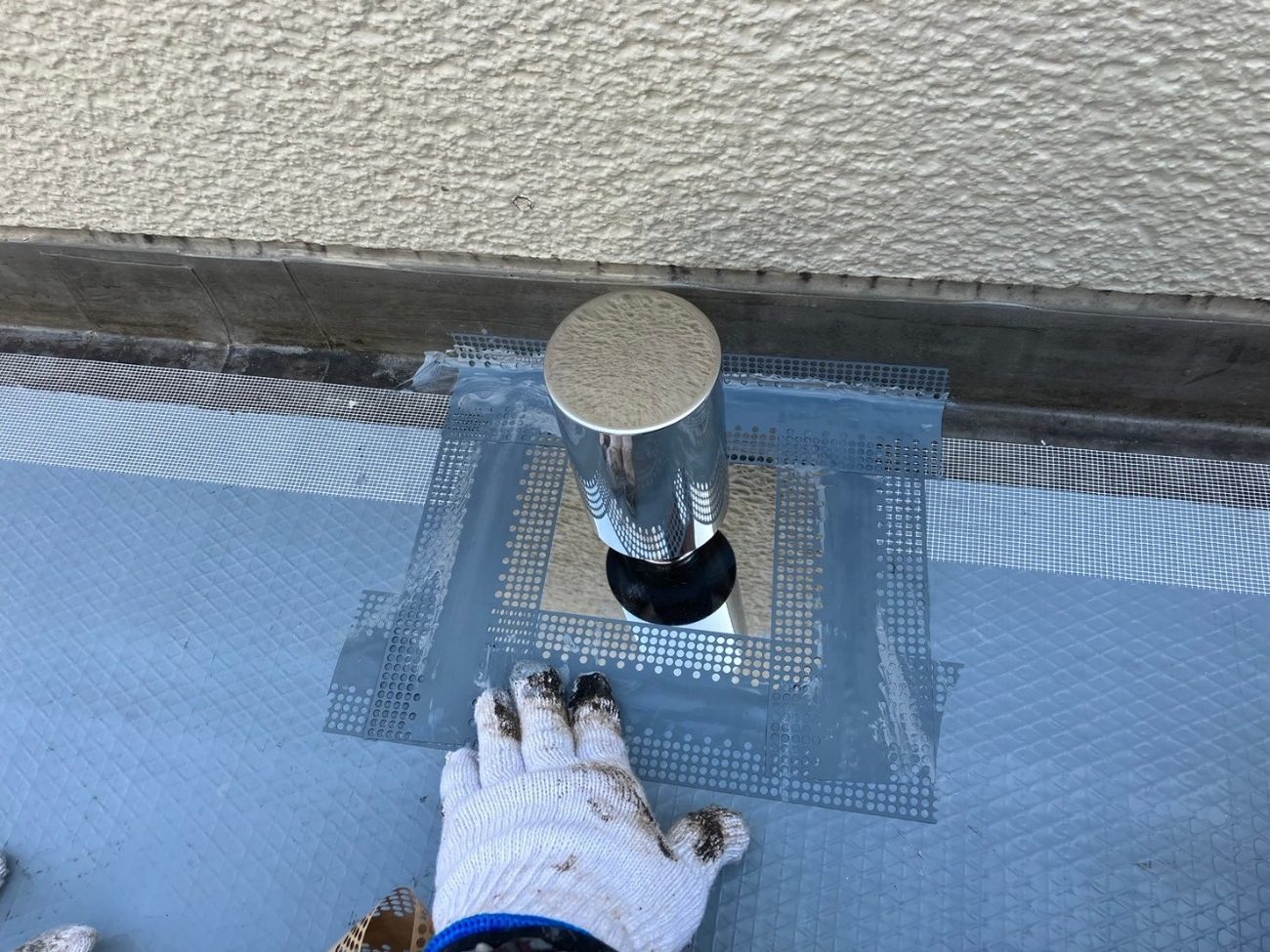脱気筒の取り付け