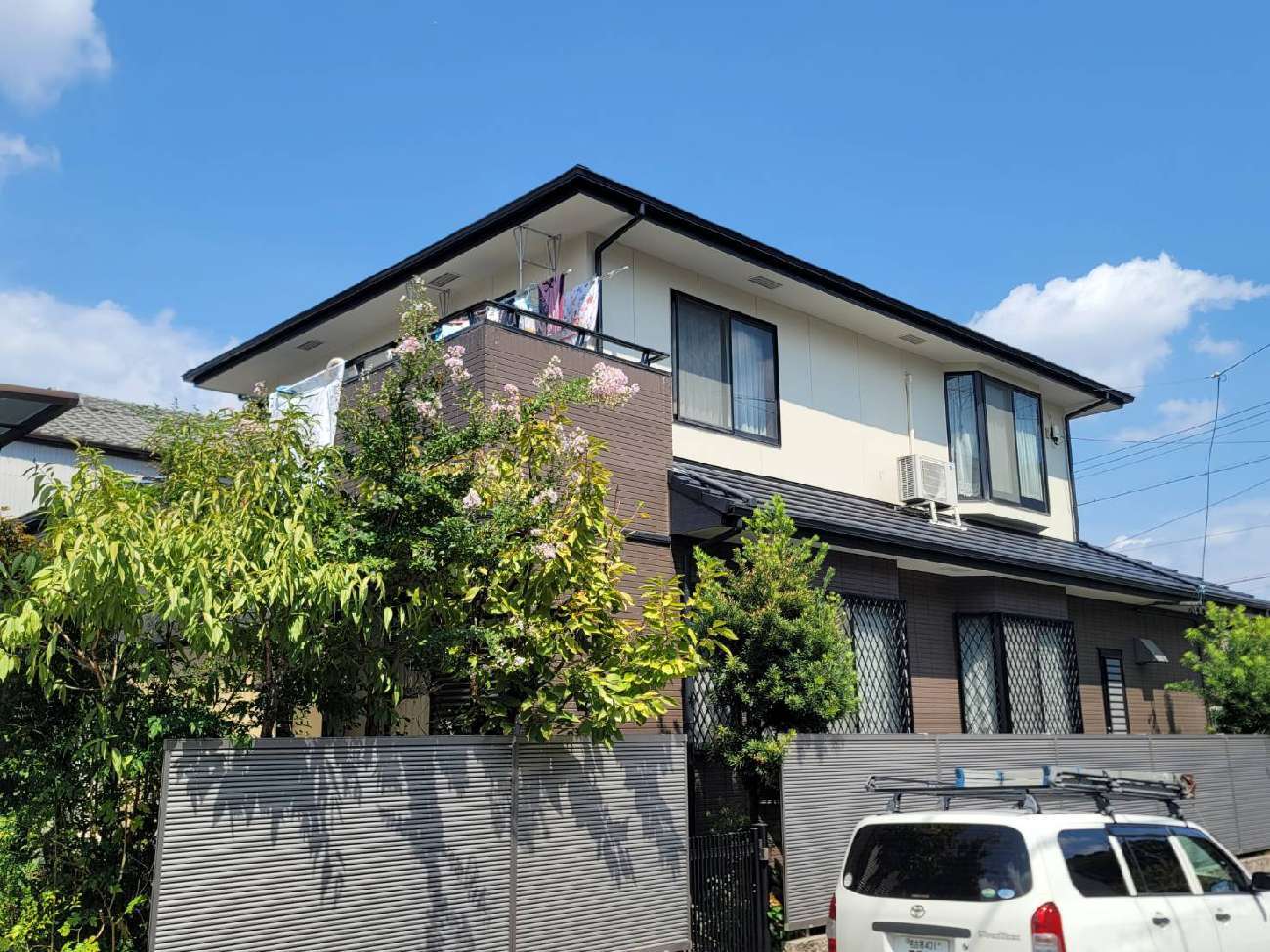 外壁の調査を行った名古屋市天白区の住宅