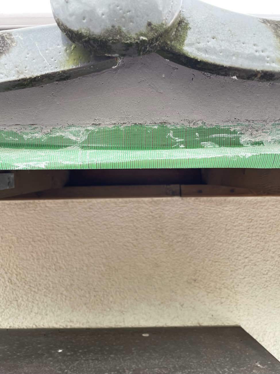 養生テープを使った養生