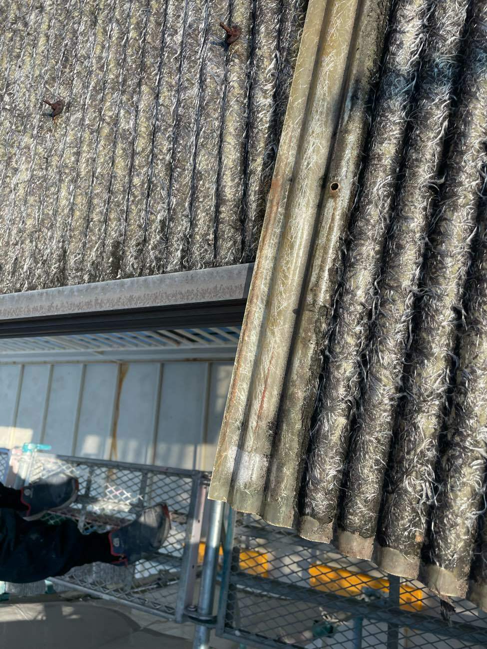 ガラス繊維入り波板