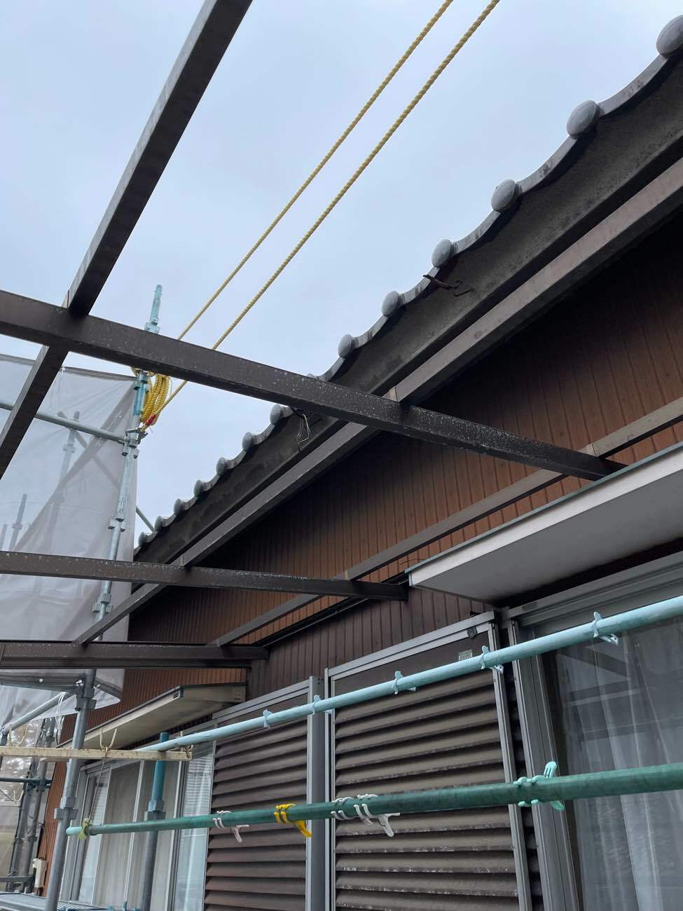 波板の取り外し