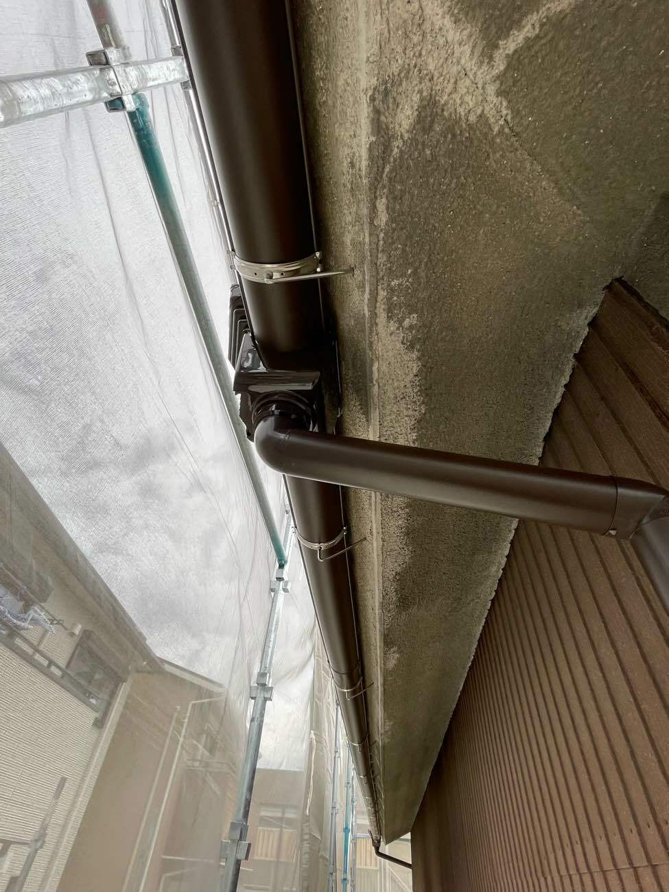 集水器の取り付け