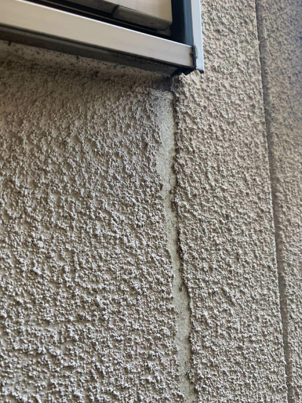 リシン吹き付けの剥がれ