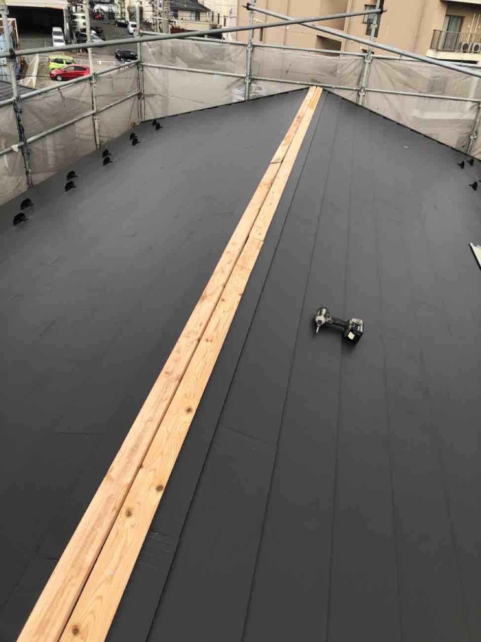 木下地の取り付け