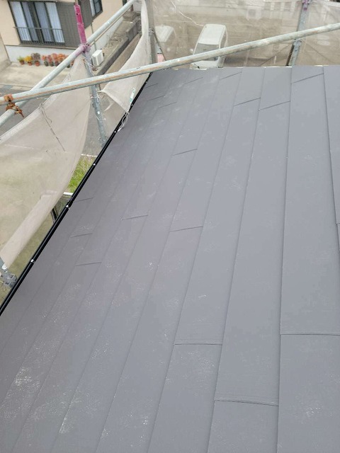 屋根カバー工法でダンネツトップS&Sルーフを施工