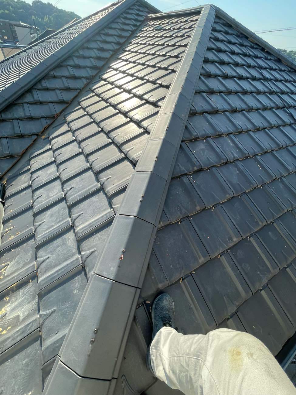 施行後の屋根の様子