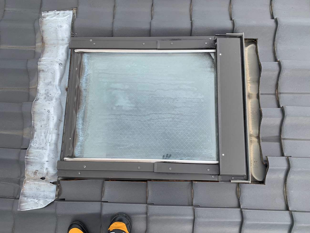 屋根に設置された天窓