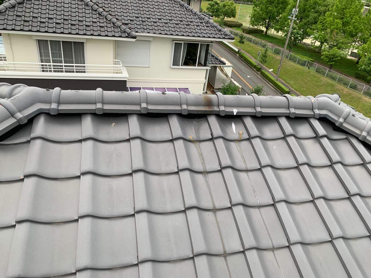 名古屋市天白区の瓦屋根の住宅