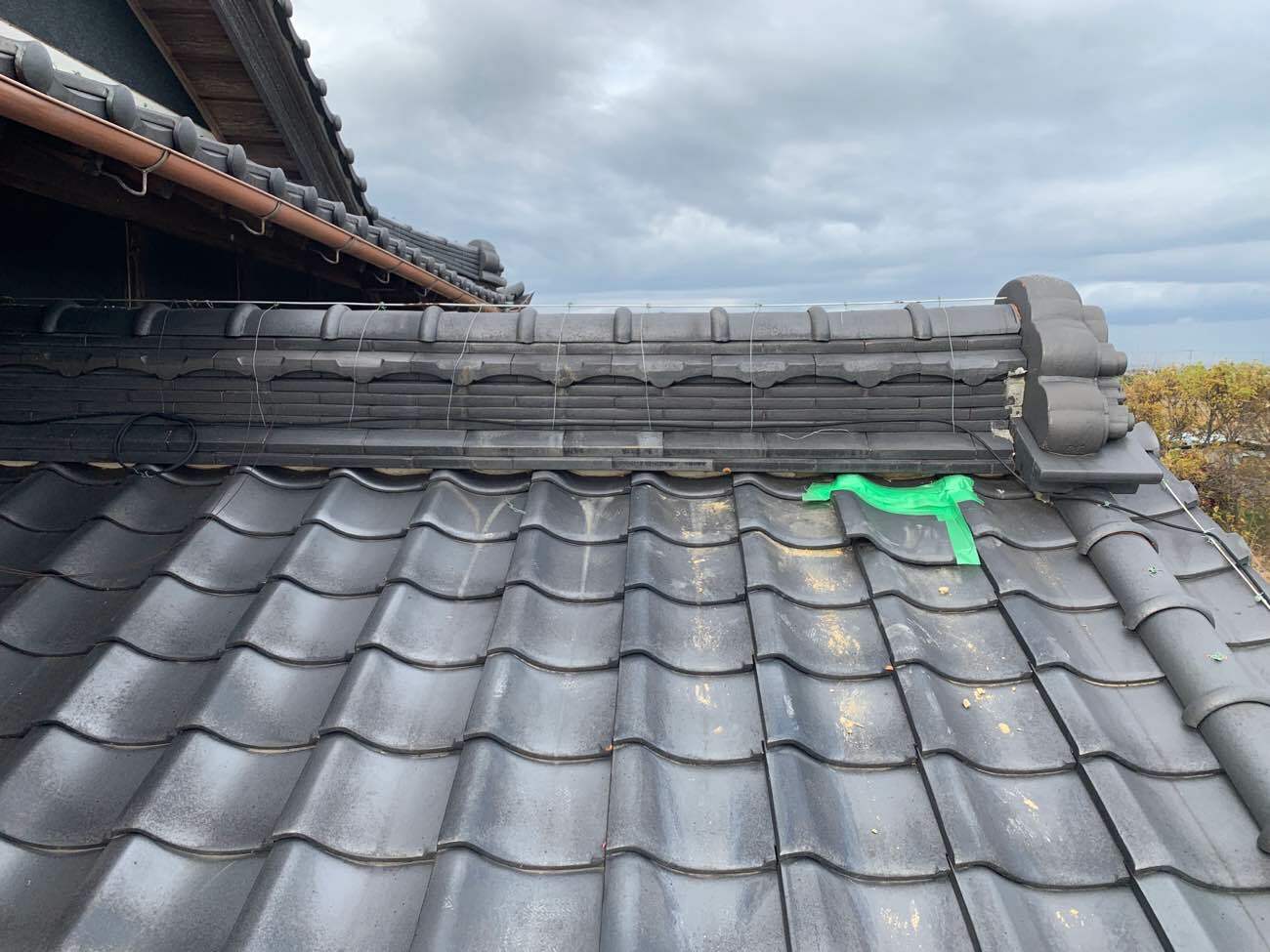 雨漏りが発生した現場の様子