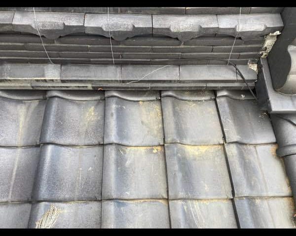 補修後の瓦屋根