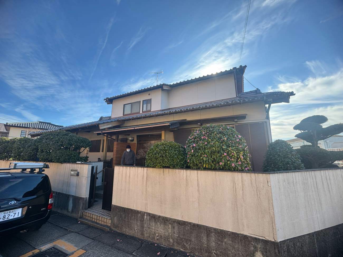 のし瓦が落下した名古屋市天白区の住宅