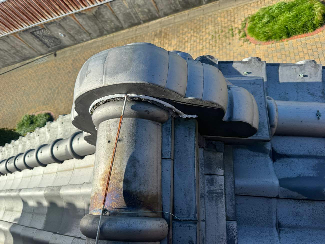 点検で確認した屋根の劣化状況