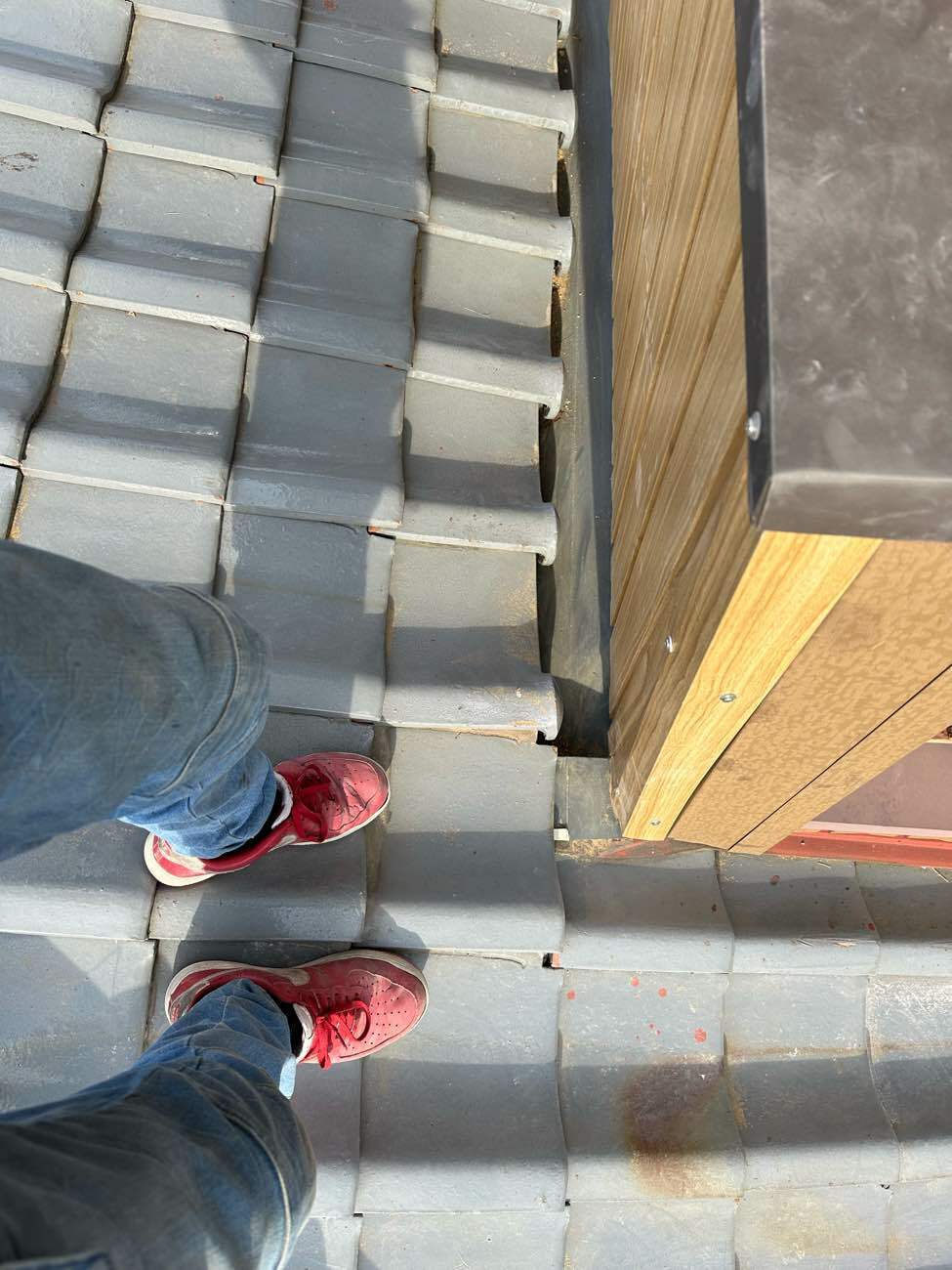 谷板金の取り換え工事完