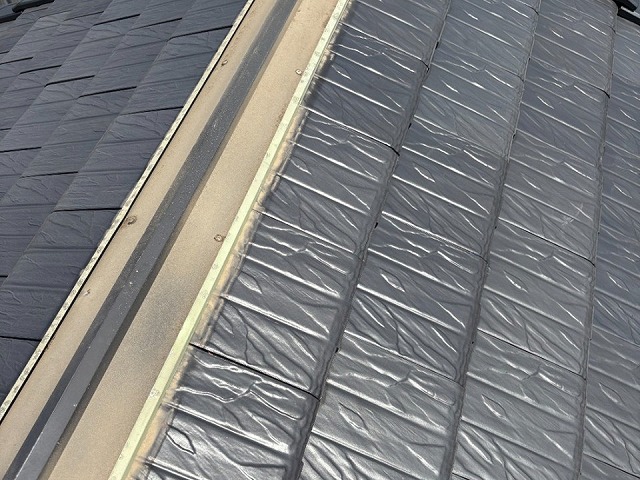 棟板金プレート部分の劣化状況