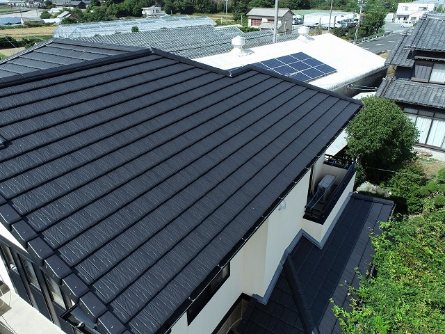 劣化状況を確認した住宅屋根の無料点検