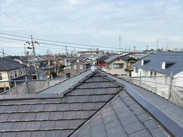 棟部役物取り替え改修工事の完成