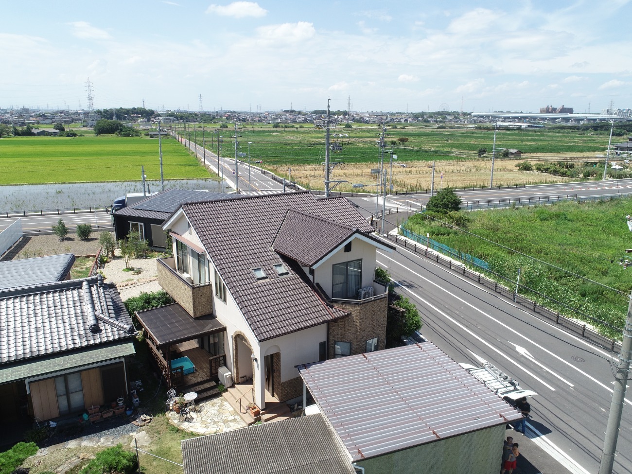 屋根の無料点検を実施した豊田市の住宅
