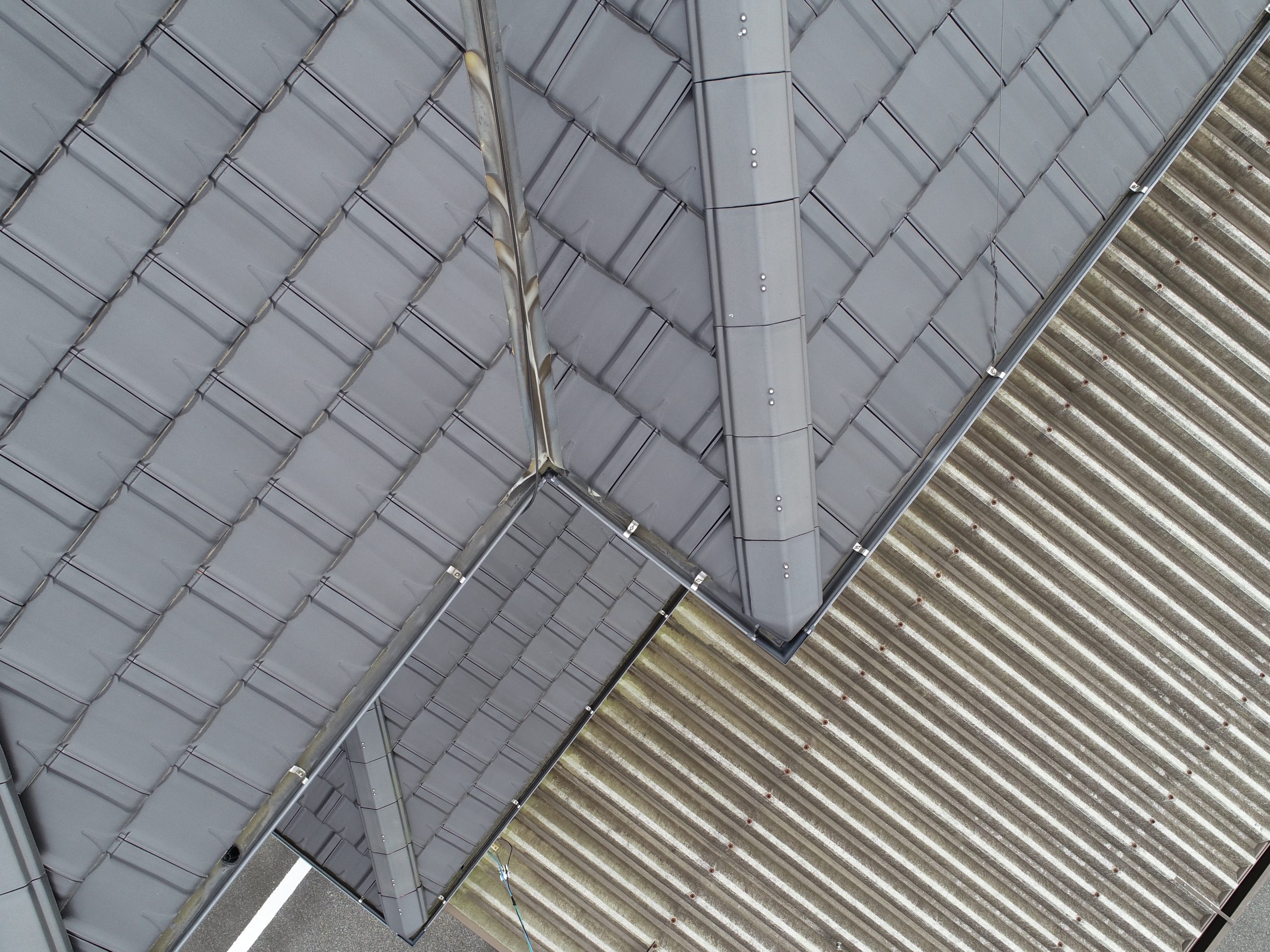 棟瓦の下地の劣化状況