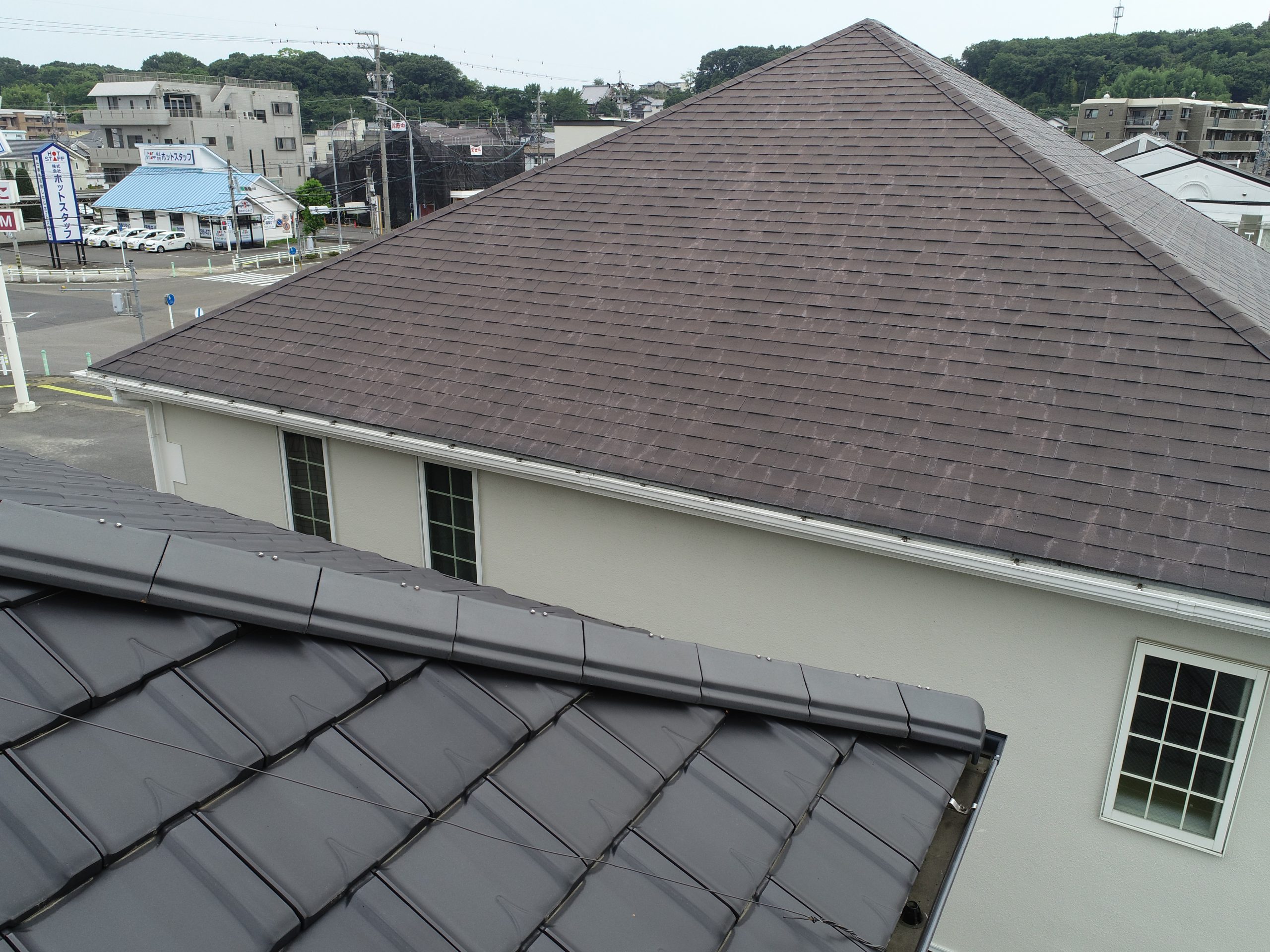 棟瓦の釘の緩み