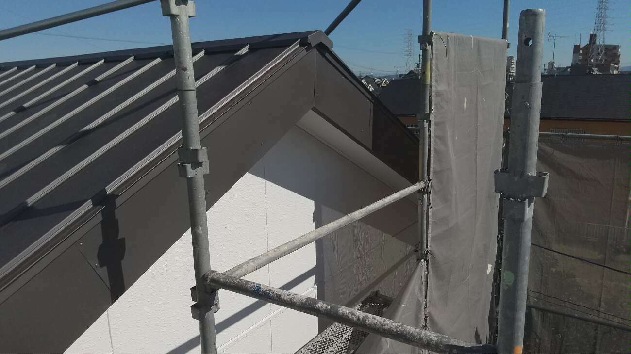 メンテナンス後の屋根