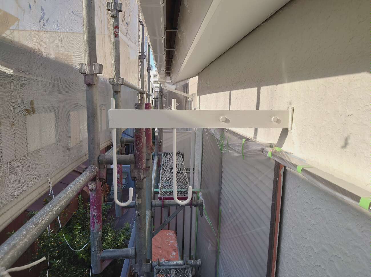 物干し金物の塗装