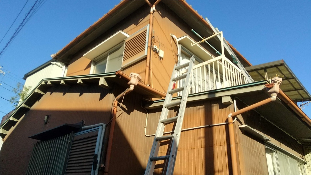 雨樋の交換工事が決定