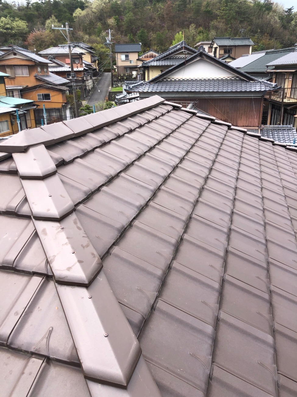 棟やケラバの板金役物交換工事の完了