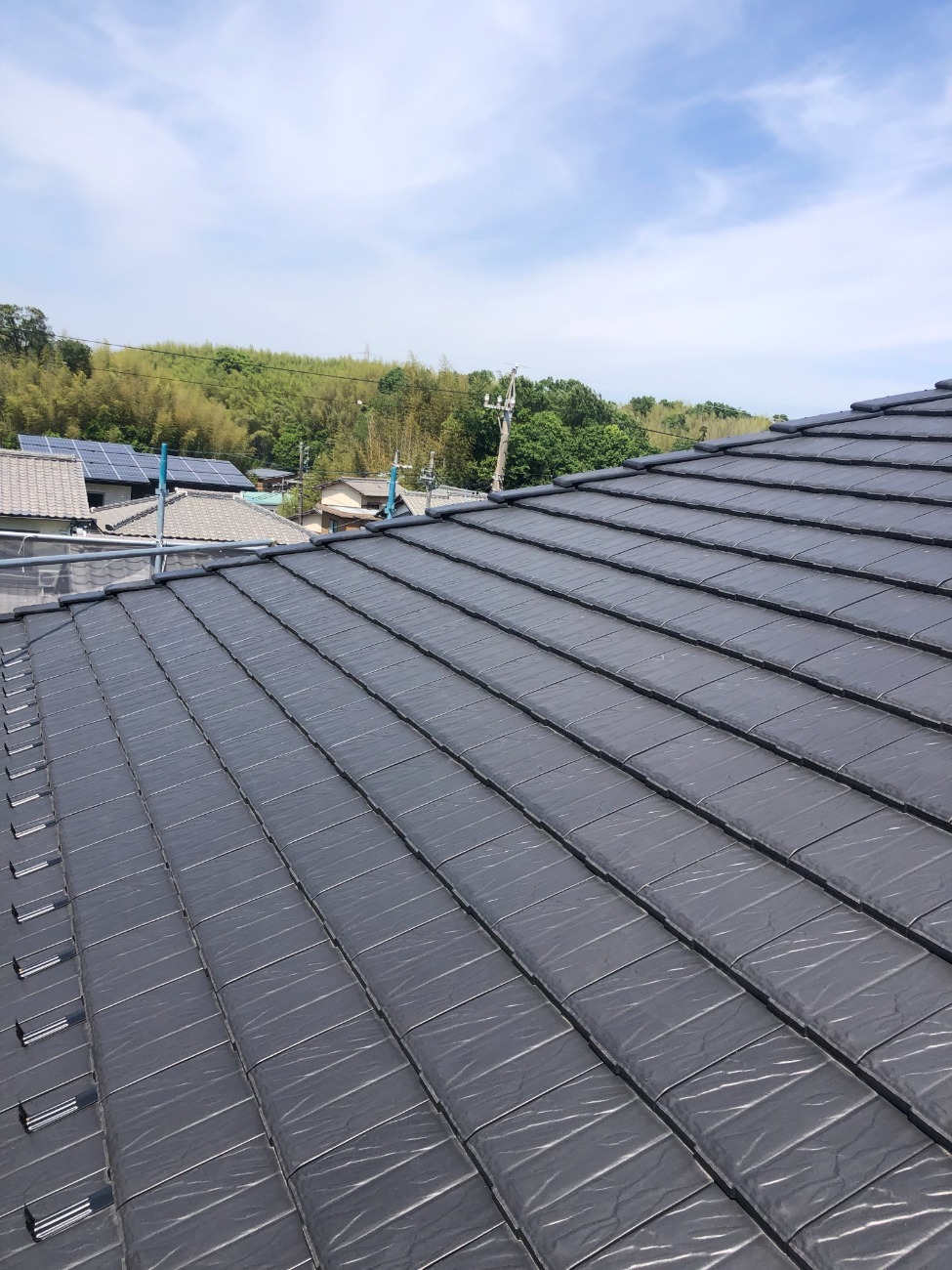 施工後の屋根の様子