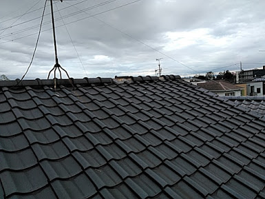 台風後の屋根点検