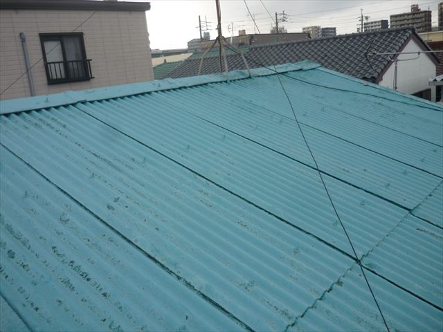 屋根の全景