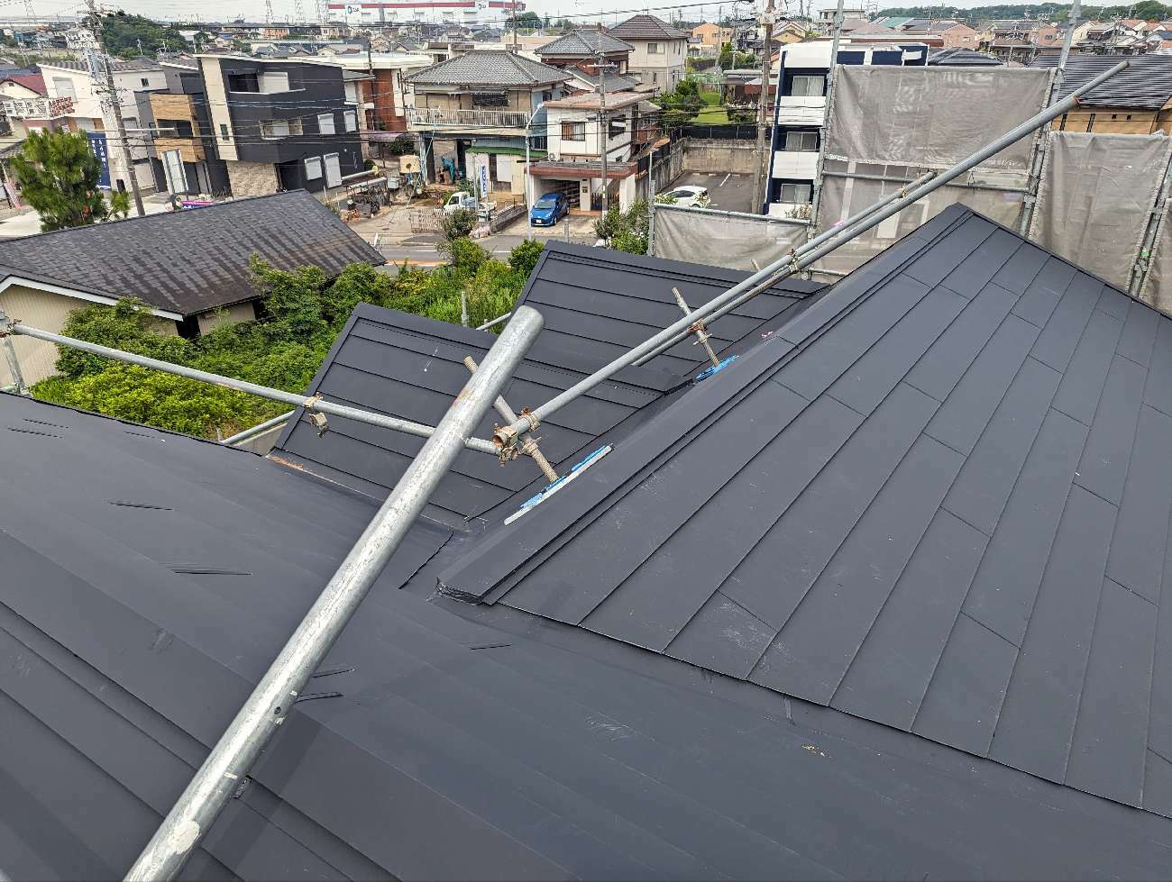 施工後の屋根