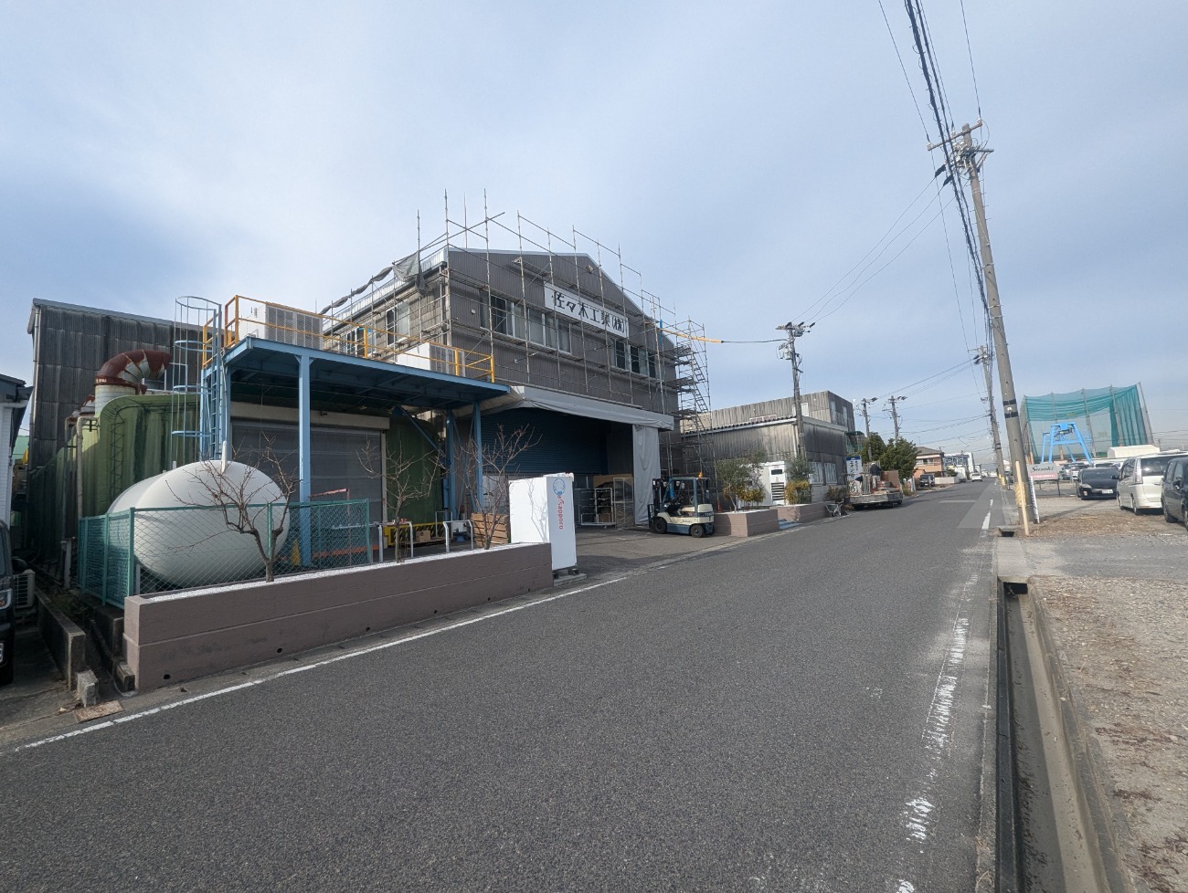 施工後の建物