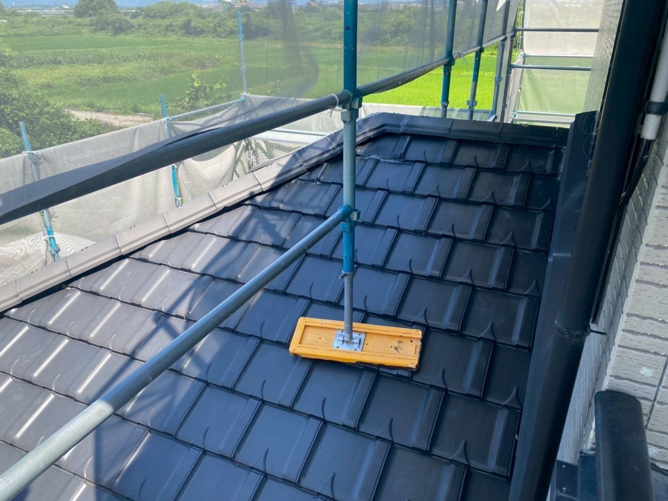 日進市　足場を設置