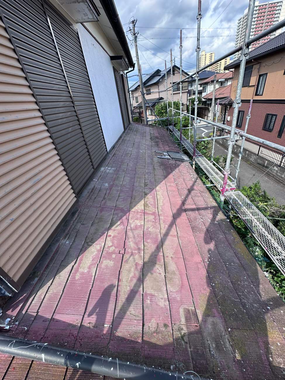 日進市　ベランダ解体後の様子