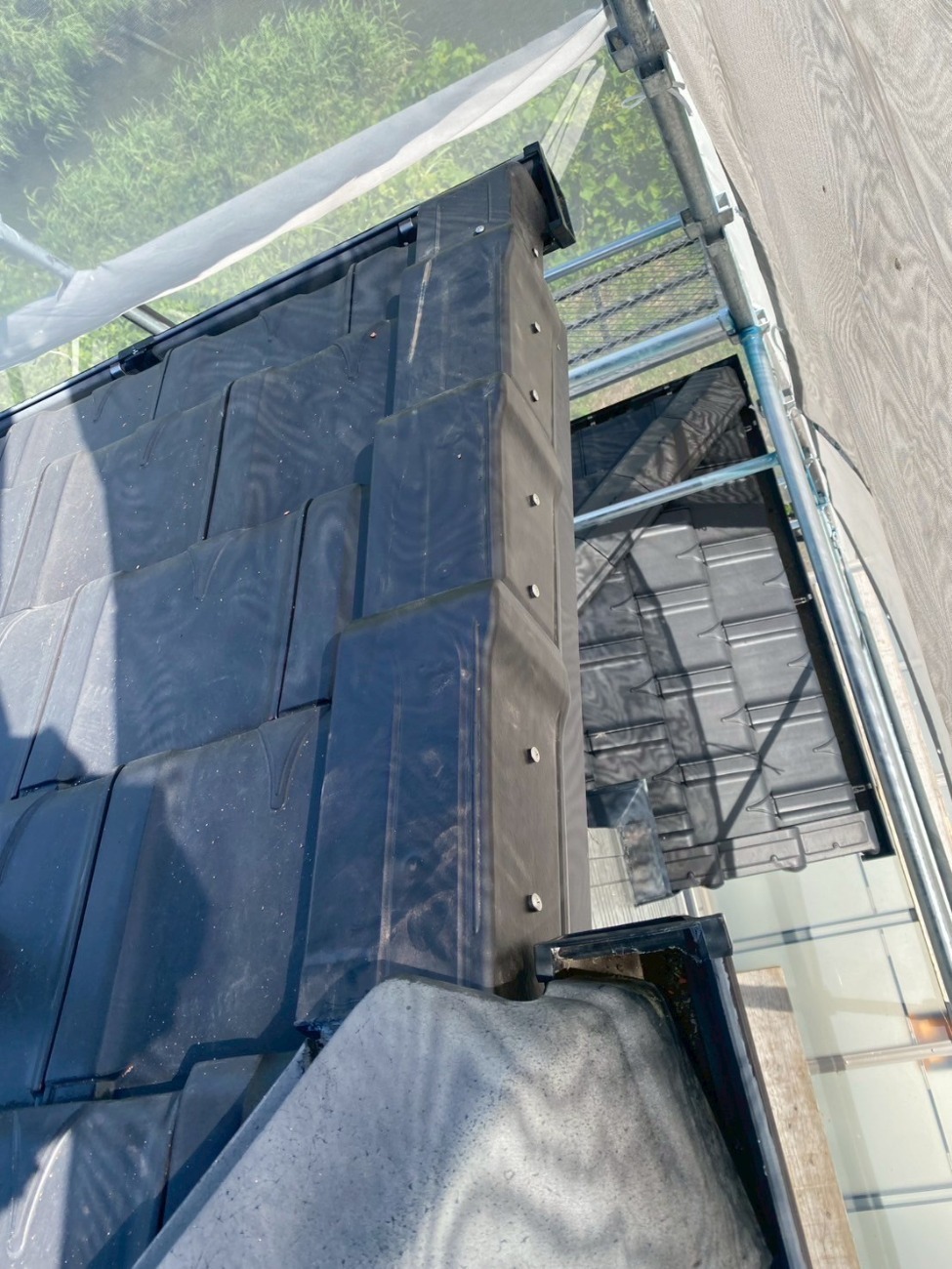 日進市　ケラバ部分の施工完了