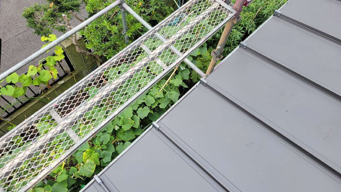 日進市　下屋根の施工完了